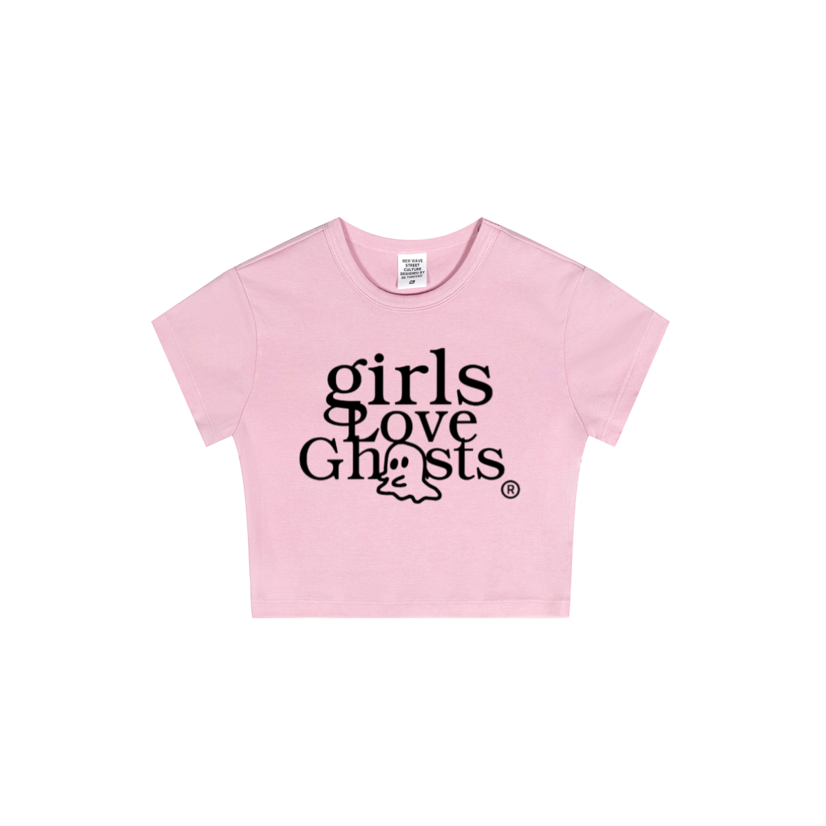 235GSM Women's Washed Stretch Cotton Slim T-shirt Pink