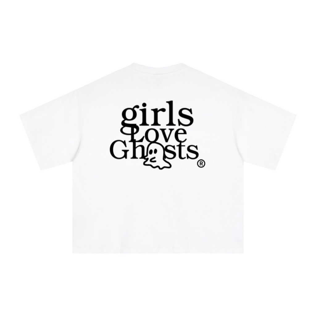 240GSM Men’s Ice-Feel Sorona Boxy-Fit Solid-Color Loose T-shirt Off White